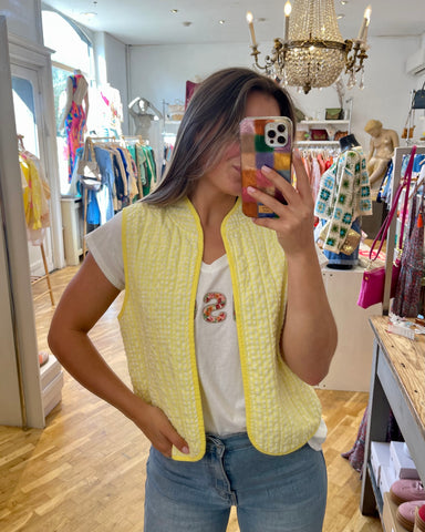 Boléro Vichy - JAUNE