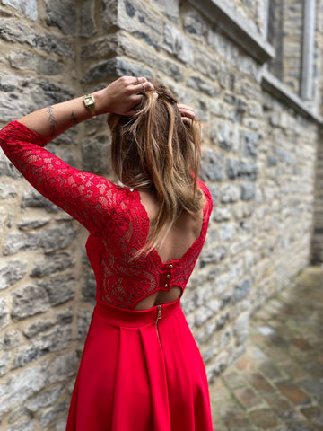 Robe rouge - MAËLYS