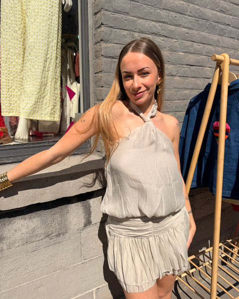 Combi jupe short - BEIGE