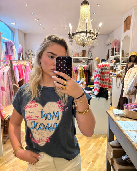 T-shirt gris - MON AMOUR