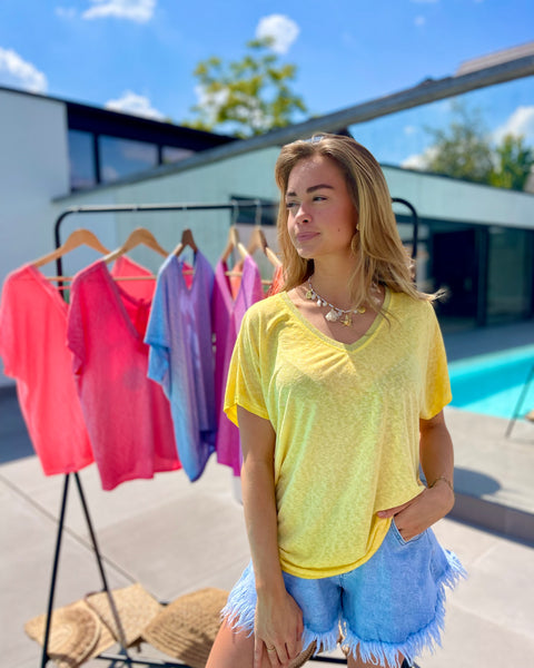 T-shirt jaune - CAMILLE