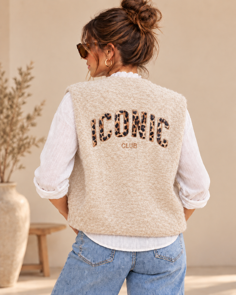 Veste léopard beige - CASSIS