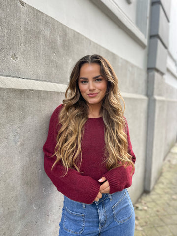 Pull bordeaux - MATHILDE