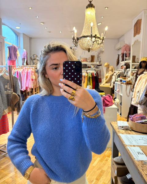 Blue sweater - DAPHNEA