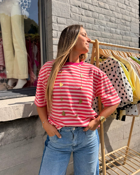 T-shirt rose - LIGNÉE