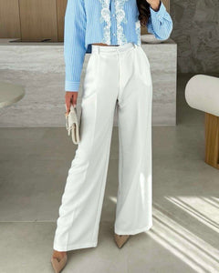 Pantalon de costard - BLANC