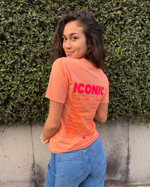 T-shirt corail - ICONIC