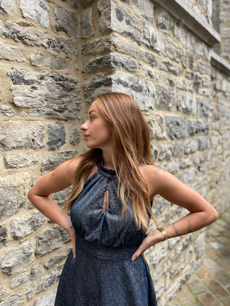 Robe bleu nuit - NAYA