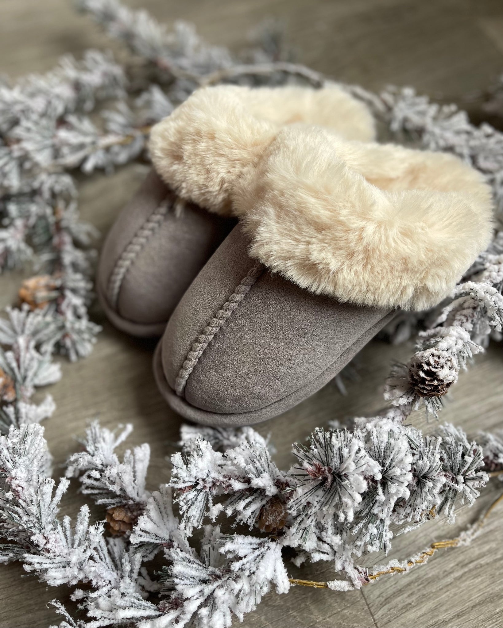 Chaussons gris - ROSALINE