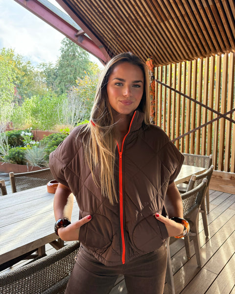 Veste chocolat - SKYLER