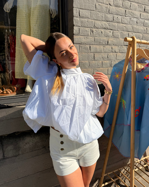 Blouses petites manches (toutes les couleurs) - ELINA