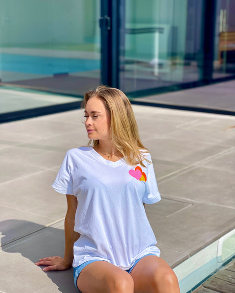 T-shirt blanc - MORE AMOR POR FAVOR
