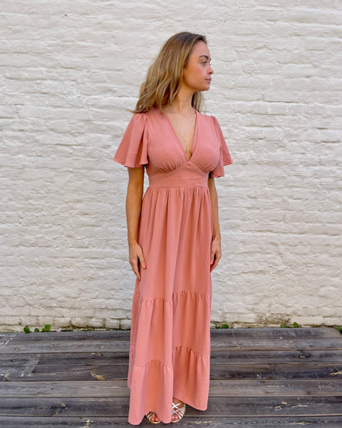 Robe vieux rose - ÉSPERANZA
