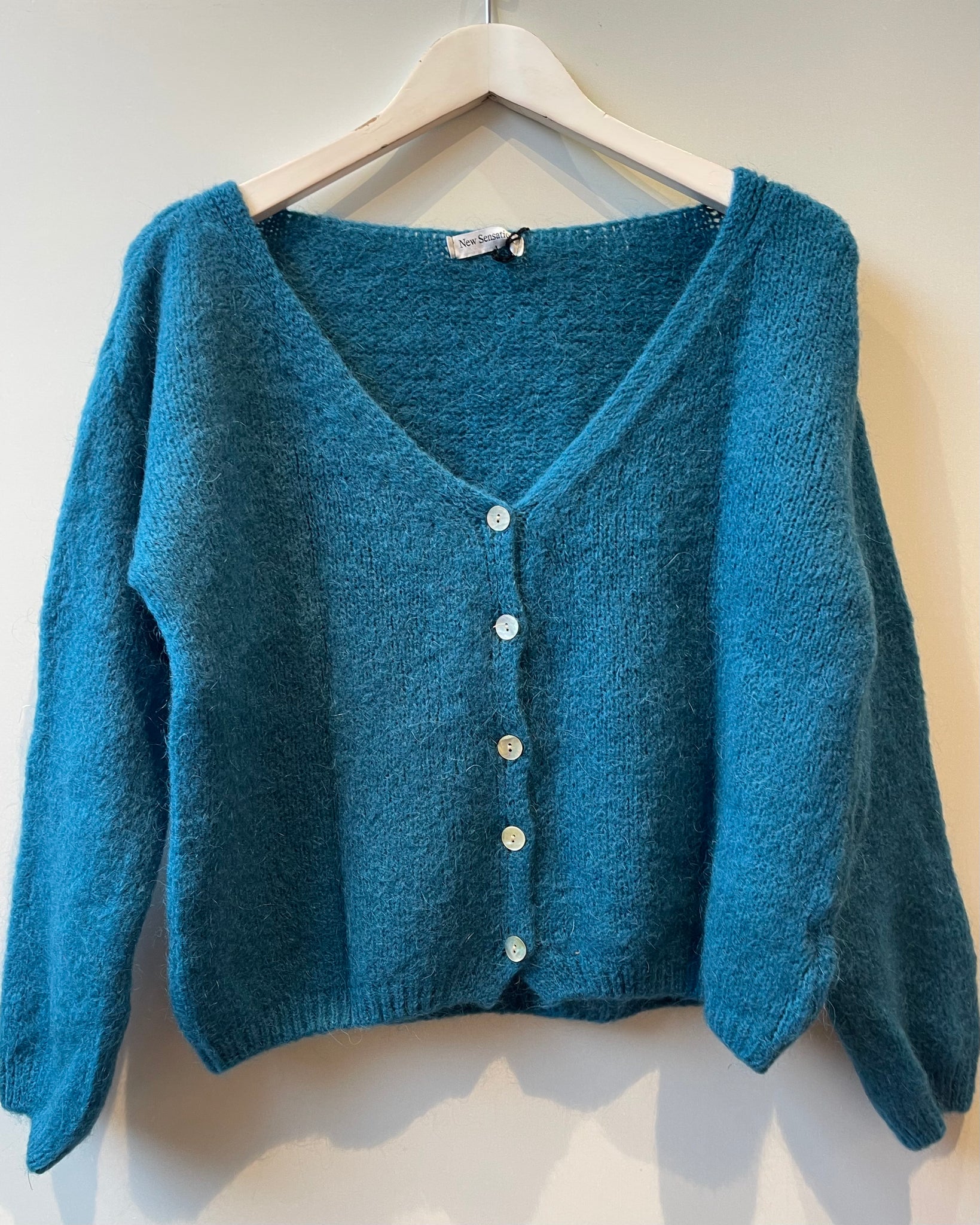 Gilet bleu canard - JULIE