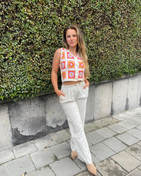 Pantalon en lin - CHRISTINE