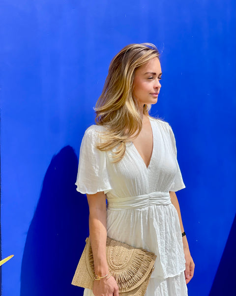 Robe blanche - WAVYE