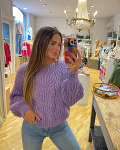 Pull mauve - CATHY
