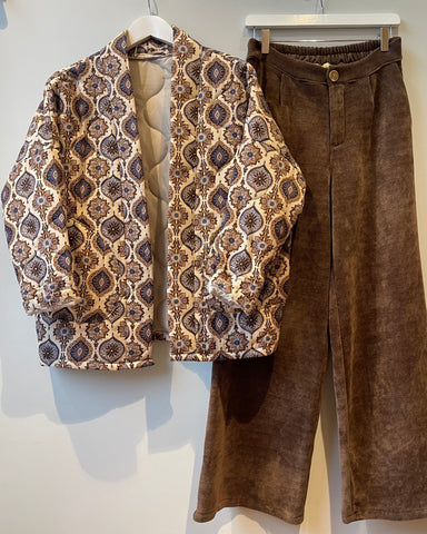 Veste chocolat - JILL