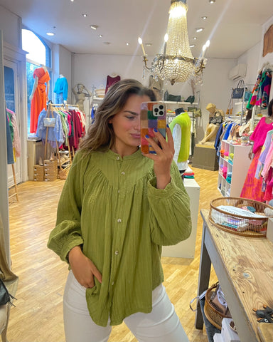 Chemisier vert anis - PARKS