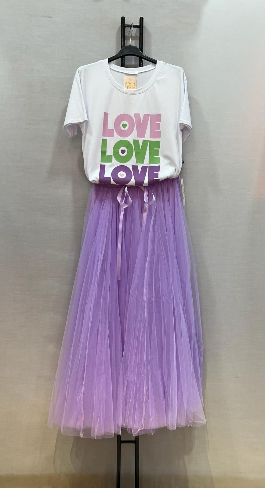 Jupe lila - LOVE