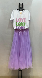 Jupe lila - LOVE