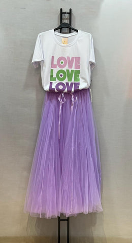 Jupe lila - LOVE