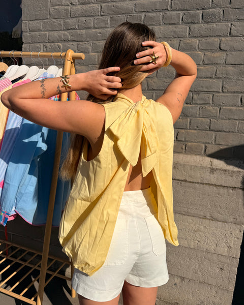 Blouse jaune - ELINA