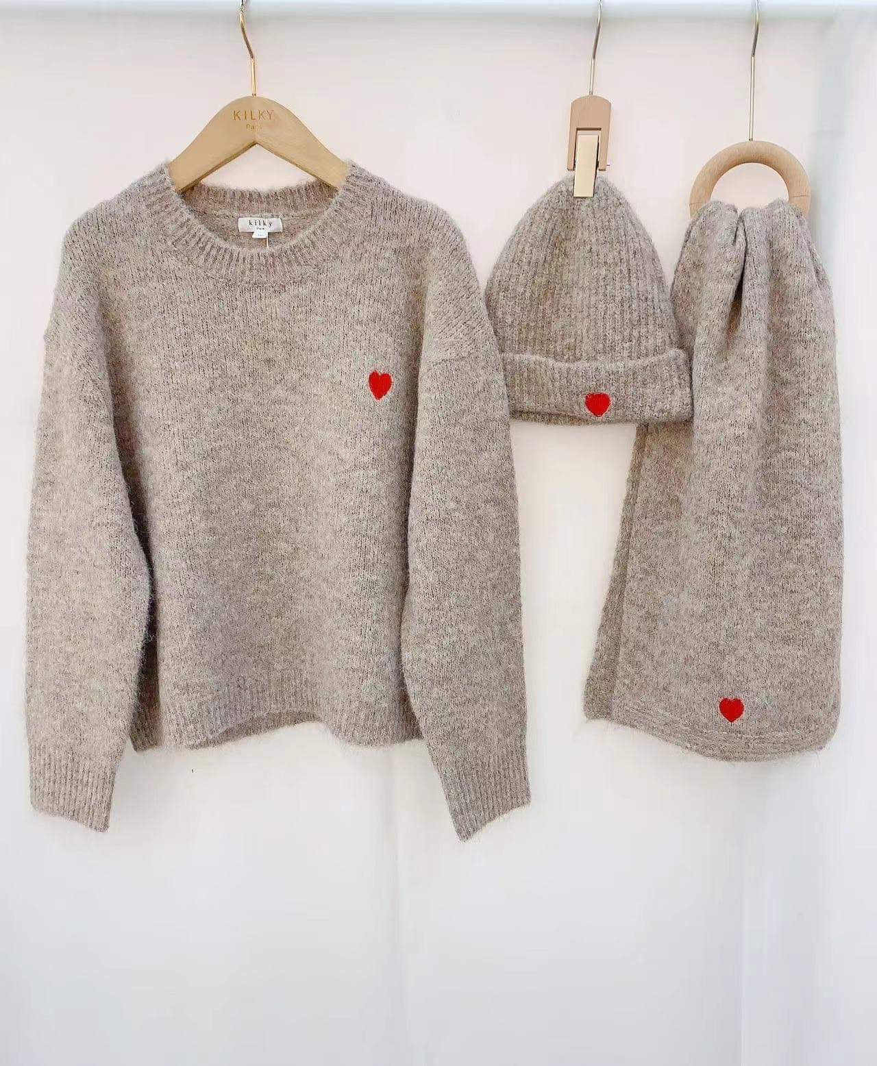 Ensemble taupe - COEUR