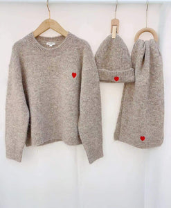 Ensemble taupe - COEUR