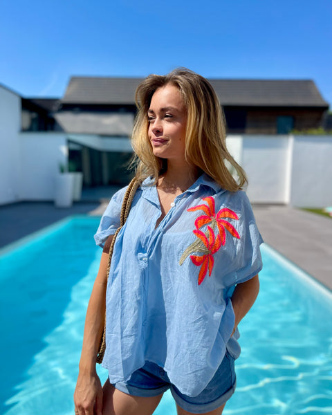 Chemise bleu - PALMIER