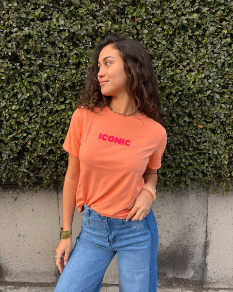 T-shirt corail - ICONIC