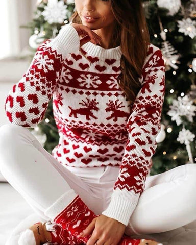 Pull blanc de Noël - RENNES