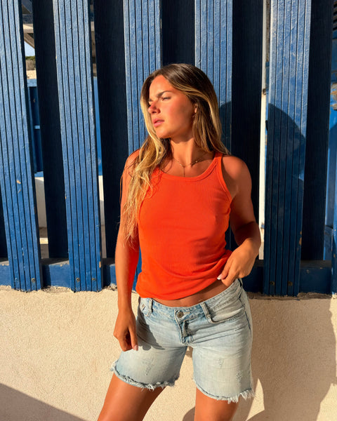 Top orange - MARÉVA