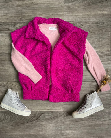 Gilet rose - LOLITA