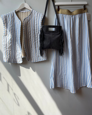 Gilet bleu - MYSTICA