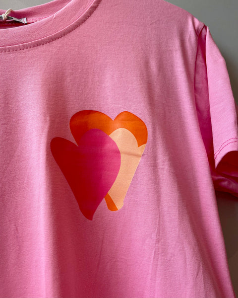 T-shirt rose - ONLY POSITIVE VIBES