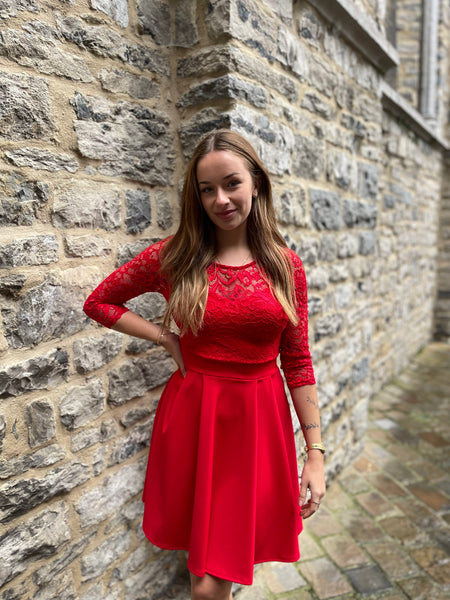 Robe rouge - MAËLYS