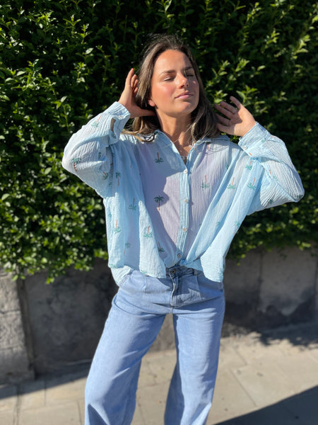 Chemise bleu - PALMIER