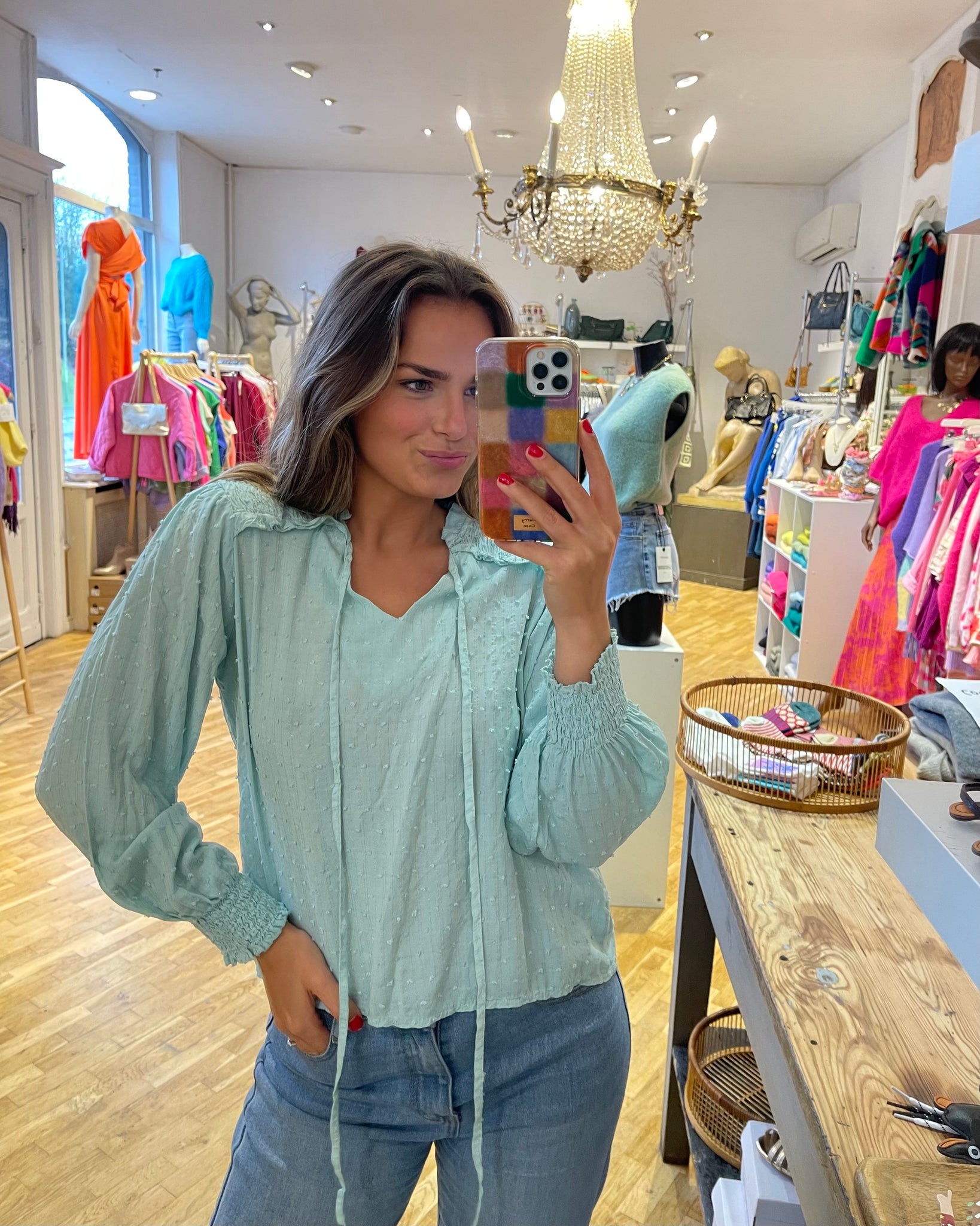 Chemisier turquoise - VARKI