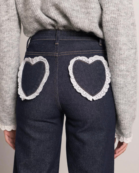 Jeans brut - CŒUR