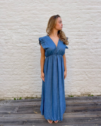 Robe bleue jeans - ESPÉRA