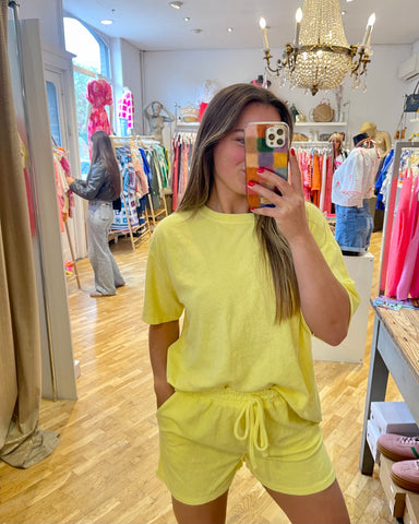 Short jaune éponge - FLUO