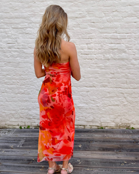 Robe corail - SARA
