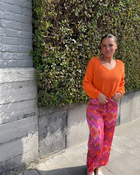 Pull orange - MATHILDE