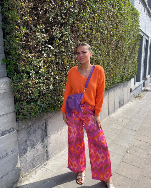 Pull orange - MATHILDE