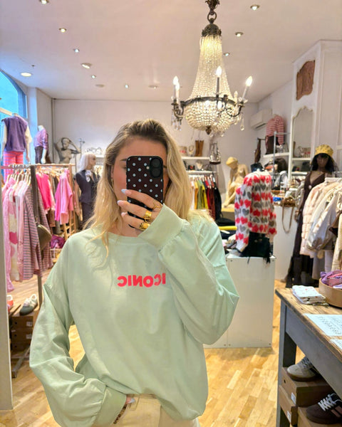 Pull vert d’eau fin - ICONIC