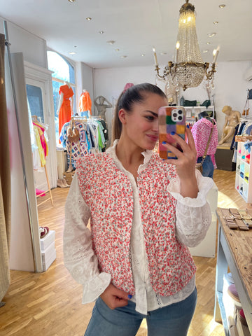 Veste s. manches à fleurs - GIPSY