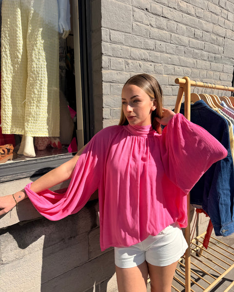 Blouse rose - CHRISTIE