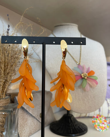 Boucles d’oreilles orange - CLARICE