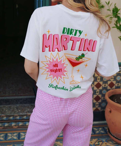T-shirt blanc - DIRTY MARTINI